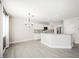 Bright dining area with hardwood floors and elegant chandelier at 9757 Marcelline Ave, Las Vegas, NV 89148