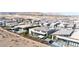 Community of modern homes with mountain views at 11015 Sanctuary Cove Ct, Las Vegas, NV 89135