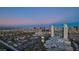 Stunning aerial view of Palms Place highrise and surrounding Las Vegas cityscape at 4381 W Flamingo Rd # 3216, Las Vegas, NV 89103