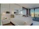 Spacious bedroom with a comfortable bed and stunning city views at 4381 W Flamingo Rd # 3216, Las Vegas, NV 89103