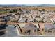Aerial view showcasing the house and surrounding neighborhood at 4430 Deliza Ln, Pahrump, NV 89061