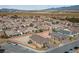 Aerial view showcasing a house and surrounding community at 4430 Deliza Ln, Pahrump, NV 89061