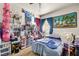 Bedroom with ample storage and eclectic decor at 4655 Gold Dust Ave # 210, Las Vegas, NV 89120