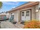 Front entrance with double doors and a small patio area at 5017 Wright View Dr, Las Vegas, NV 89120