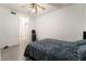 Small bedroom with a double bed and closet at 5655 E Sahara Ave # 2064, Las Vegas, NV 89142