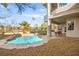 Relaxing pool area with a patio and a view of the golf course at 8600 Titleist Cir, Las Vegas, NV 89117