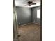 Bright bedroom with gray walls and carpet flooring at 8708 Gateway Glen Dr, Las Vegas, NV 89178
