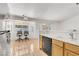 Bright kitchen features tiled countertops, and views of the backyard at 9905 Barrier Reef Dr, Las Vegas, NV 89117