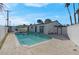 Inviting backyard oasis featuring a refreshing pool and ample patio space at 2116 Fuller Rd, Las Vegas, NV 89108