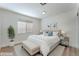 Main bedroom with plush bed and stylish decor at 3151 Soaring Gulls Dr # 1138, Las Vegas, NV 89128