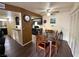 Dining area view of kitchen, table, and built-in storage at 3550 Bay Sands Dr # 1017, Laughlin, NV 89029