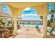 Relaxing pool and patio area with a stunning view at 3550 Bay Sands Dr # 1017, Laughlin, NV 89029