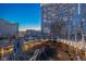 Aerial view of the property and surrounding area at night at 3726 Las Vegas Blvd # 705, Las Vegas, NV 89158