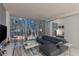Modern living room with floor to ceiling windows and city views at 3726 Las Vegas Blvd # 705, Las Vegas, NV 89158