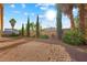 Landscaped backyard with gravel and greenery at 3757 Brittany Nicole Ct, Las Vegas, NV 89139
