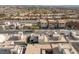 Aerial perspective of the neighborhood, showing various home styles at 4255 Veraz St, Las Vegas, NV 89135