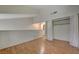 Spacious bedroom with a loft and wood flooring at 4770 Topaz St # 77, Las Vegas, NV 89121