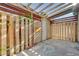 Private patio area with pergola and storage at 4770 Topaz St # 77, Las Vegas, NV 89121