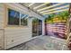 Backyard patio, includes sliding door access at 4770 Topaz St # 77, Las Vegas, NV 89121