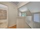 Upstairs hallway with loft area and bathroom access at 4770 Topaz St # 77, Las Vegas, NV 89121