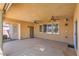 Covered patio with ceiling fans and access to interior at 4880 Da Vinci Way, Pahrump, NV 89061