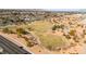 Aerial view of a park with walking paths and playground equipment at 6413 Peppermill Dr, Las Vegas, NV 89146