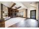 Spacious Gathering room featuring a stone fireplace and built-in shelving at 646 Saint Croix St, Henderson, NV 89012