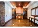 Sophisticated library with a stone fireplace and custom cabinetry at 646 Saint Croix St, Henderson, NV 89012