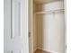 Empty closet with white door at 5060 Indian River Dr # 377, Las Vegas, NV 89103