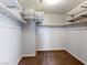 Walk-in closet features adjustable shelving and ample space for storage and organization at 1012 Water Cove St, Henderson, NV 89011