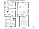 Detailed floorplan showcasing the layout of the home's multiple bedrooms, living spaces, and amenities at 1012 Water Cove St, Henderson, NV 89011