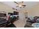 Bedroom showcasing an additional seating area and a view of the closet at 11290 Hazel Rock St, Las Vegas, NV 89179