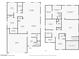 Detailed floor plan showcasing the layout of the home's two floors, including room dimensions at 11290 Hazel Rock St, Las Vegas, NV 89179