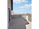 Spacious balcony with white metal railing offers stunning panoramic views of the city and surrounding landscape at 12 Oro Valley Dr, Henderson, NV 89052