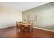 Bright dining room with hardwood floors and neutral walls at 12 Oro Valley Dr, Henderson, NV 89052