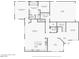 Detailed floor plan showcasing the layout of the first floor of the home at 12 Oro Valley Dr, Henderson, NV 89052