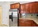 Kitchen features stainless steel appliances and granite countertops at 12 Oro Valley Dr, Henderson, NV 89052