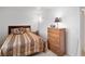 Bedroom with double bed and dresser at 2044 Mesquite Ln # 302, Laughlin, NV 89029