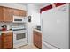 Well-equipped kitchen with white appliances at 2044 Mesquite Ln # 302, Laughlin, NV 89029