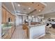 Spacious kitchen with granite counters, island, and stainless steel appliances at 2064 Poetry Ave, Henderson, NV 89052