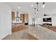 Kitchen with granite countertops, stainless steel appliances and light wood cabinets at 2598 Iron Crest Ln, Las Vegas, NV 89138