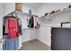 Large walk-in closet with ample shelving and hanging space at 2598 Iron Crest Ln, Las Vegas, NV 89138