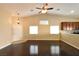 Bright living room with hardwood floors and an open concept at 304 Whitney Breeze Ave, North Las Vegas, NV 89031