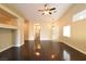 Living room with hardwood floors and views into other rooms at 304 Whitney Breeze Ave, North Las Vegas, NV 89031