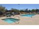 Community pool and spa with comfortable seating area at 3930 University Center Dr # 410, Las Vegas, NV 89119