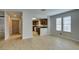 Living room with hardwood floors and an open kitchen at 3988 Salisbury Pl, Las Vegas, NV 89121