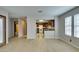 Living room, hardwood floors, open concept kitchen at 3988 Salisbury Pl, Las Vegas, NV 89121