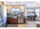 Kitchen with granite countertops and a large sink at 4116 W Delhi Ave, North Las Vegas, NV 89032