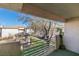 Private patio with views of the community courtyard at 4555 E Sahara Ave # 255, Las Vegas, NV 89104