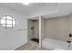 Modern bathroom with a walk-in shower and a separate bathtub at 5423 Arturo Ct, Las Vegas, NV 89120